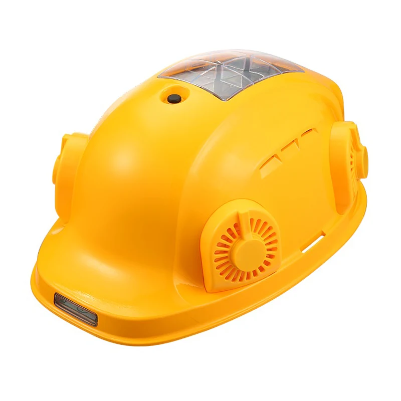 Capacete com ventilador externo